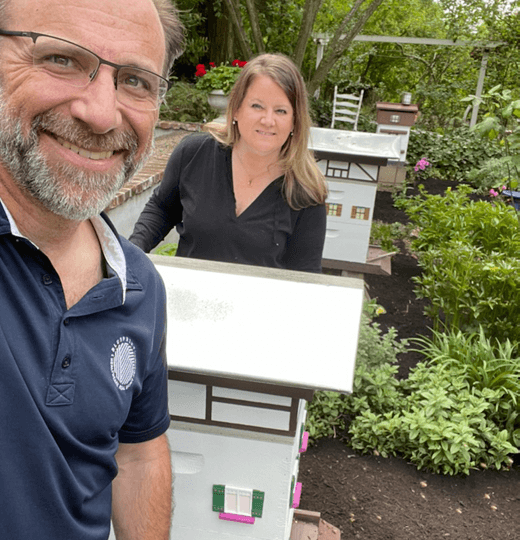 Angela and Dan at MaHoney Hive